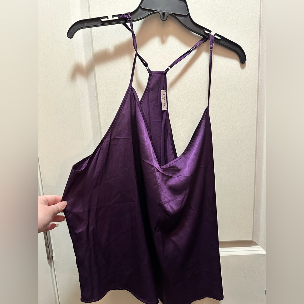 Cute Purple Cami Top 3X